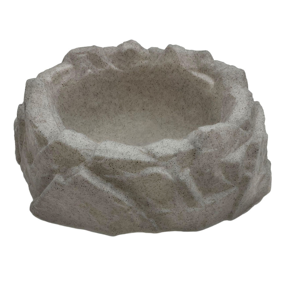 hdpe vision replica rock bowl for reptiles