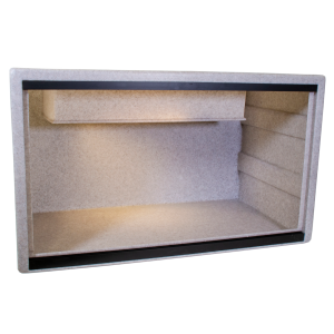 Vision cage model 433 empty and easy to clean