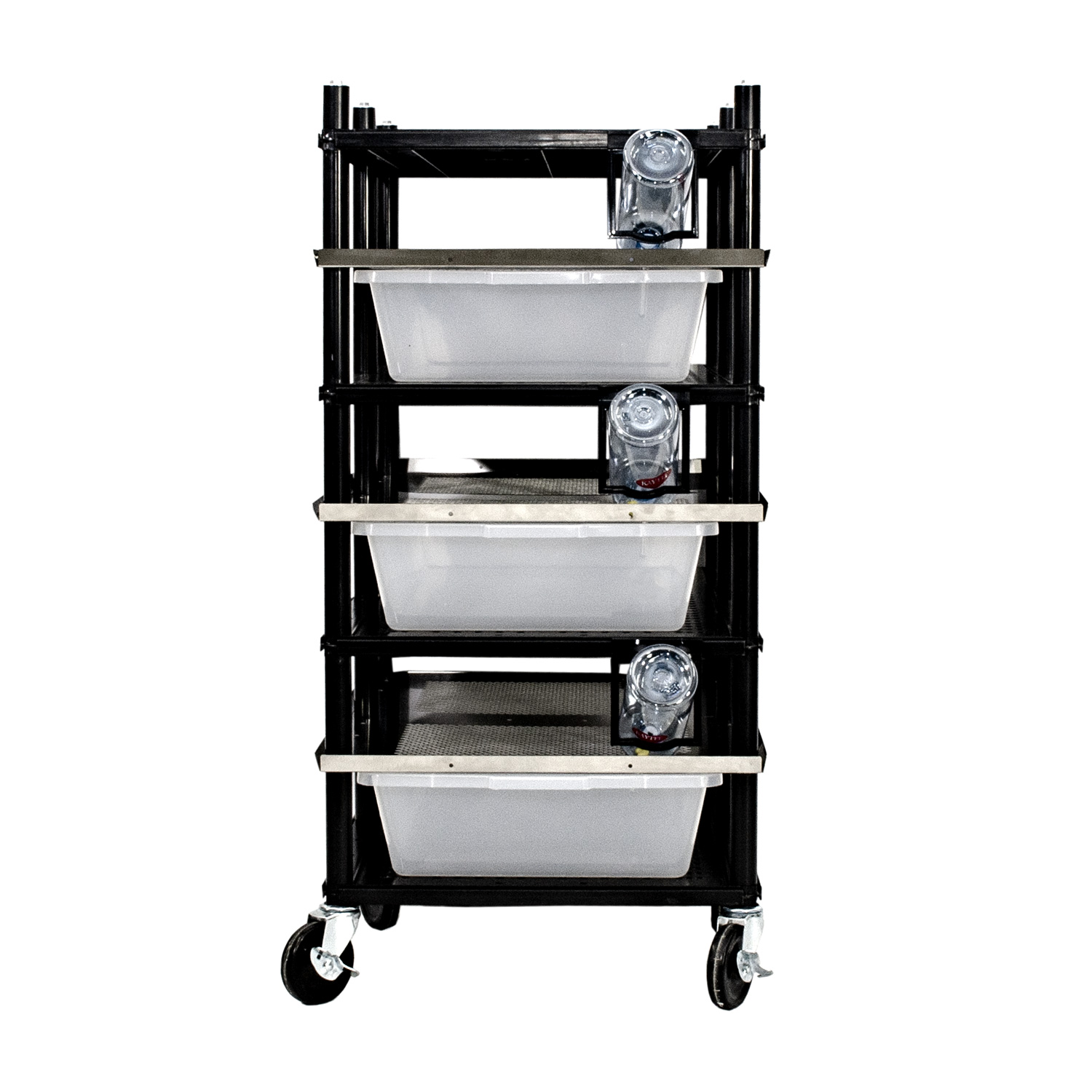 Vision Products 3 level rodent breeding rack for V-70 tubs - front