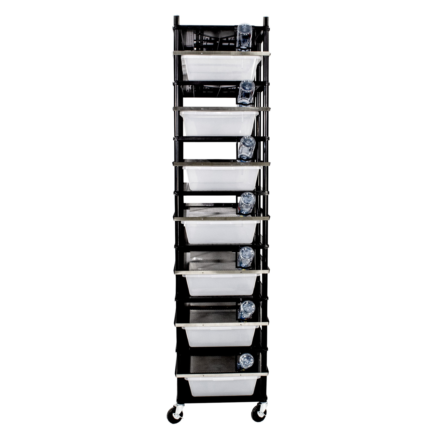 Vision Products 7 level rodent breeding rack for V-70 tubs - front