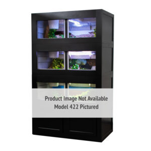 Model 422 Wood Cage Rack - Maple Black Paint