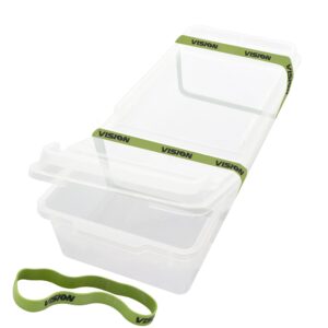 Vision Products V18 Reptile Lid Opened with Clear V18 Tub (tub sold separately)