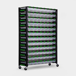 max 8 tub v 18 vision ultra mouse rack elevated diagonal view full