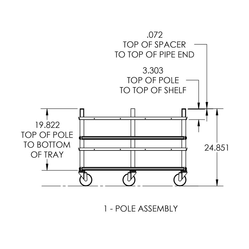 Vision Slotted Stainless Steel Reptile Versa-Rack - Low Profile Lighting - 2 Levels Height Dimensions