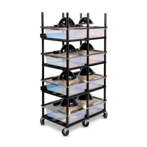 Vision Slotted Stainless Steel Reptile Versa-Rack - High Profile Lighting - 4 Levels
