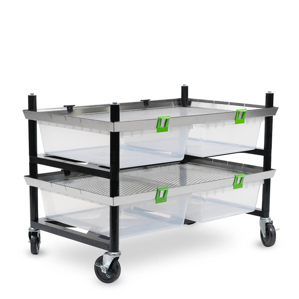 Vision Rodent Versa Rack Double Wide V-35 1 Sections Angle View