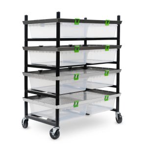 Vision Rodent Versa Rack Double Wide V-35 2 Sections Angle View