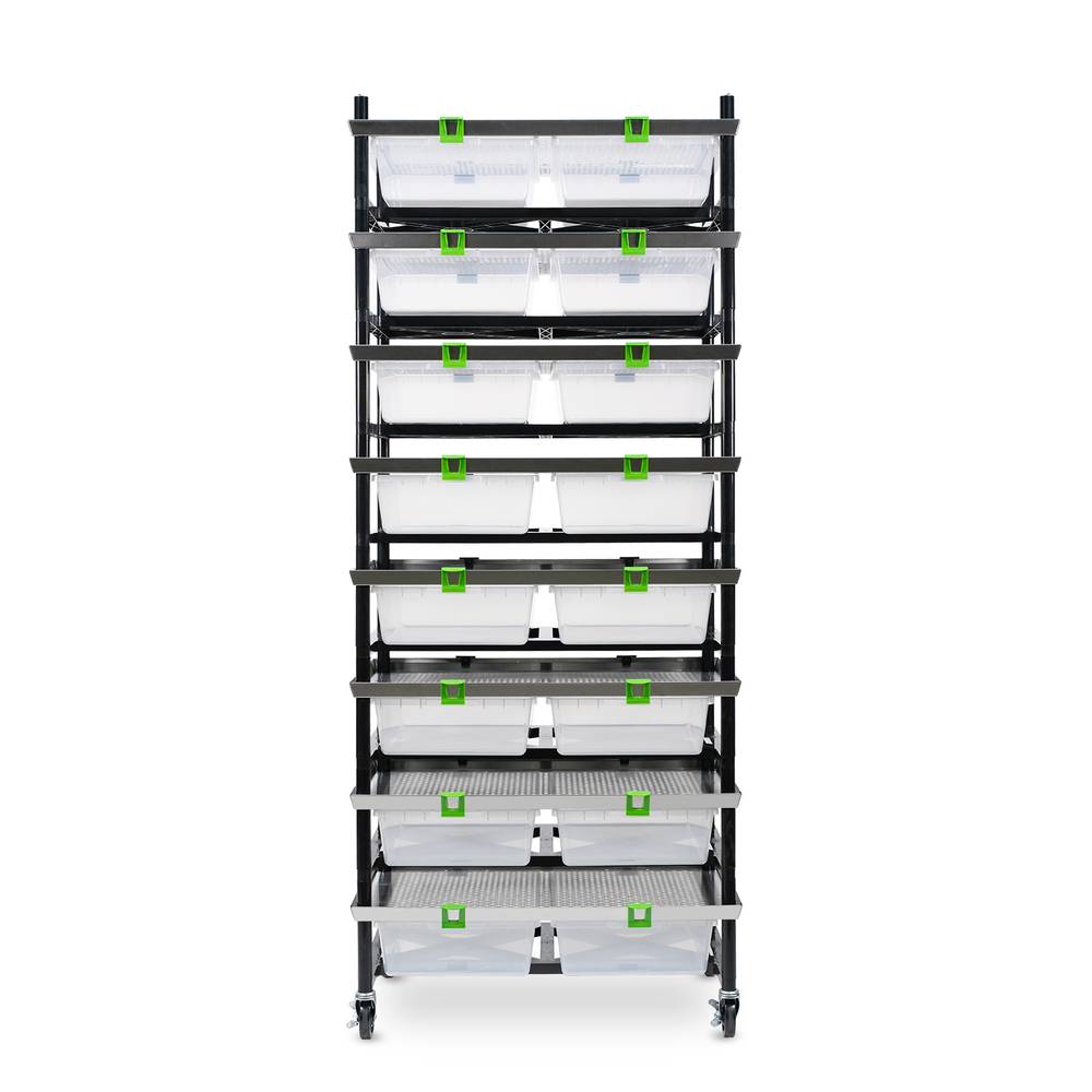 Vision Rodent Versa Rack Double Wide V-35 4 Sections Front View
