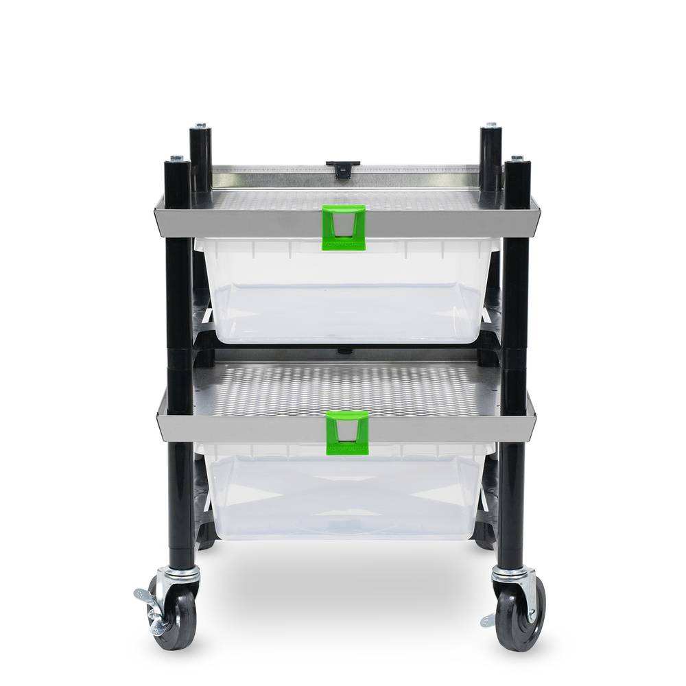 Vision Rodent Versa Rack Single Wide V-35 1 Sections Front View