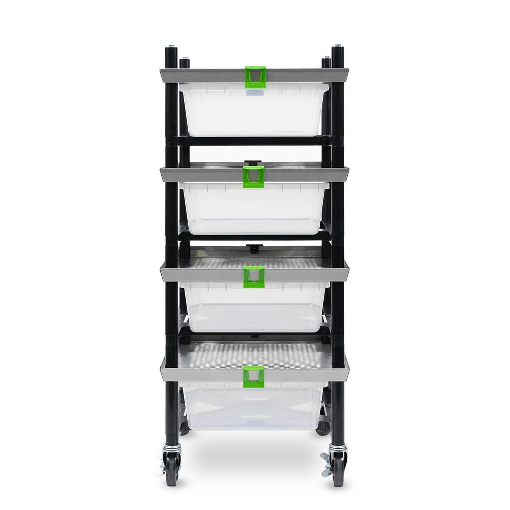 Vision Rodent Versa Rack Single Wide V-35 2 Sections Front View