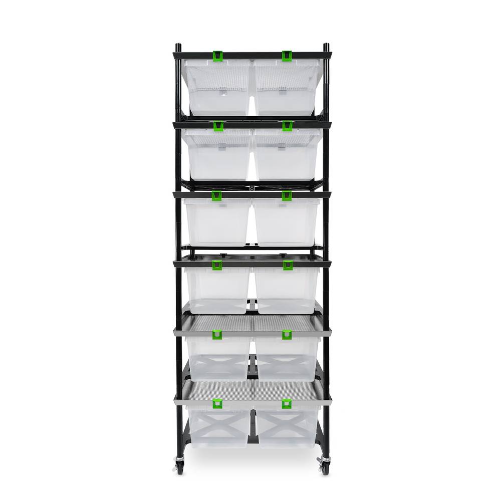 Vision Rodent Versa Rack Double Wide V-35-2X 3 Sections Front View