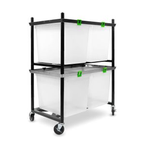 Vision Rodent Versa Rack Double Wide V-35-3X 2 Sections Angle View