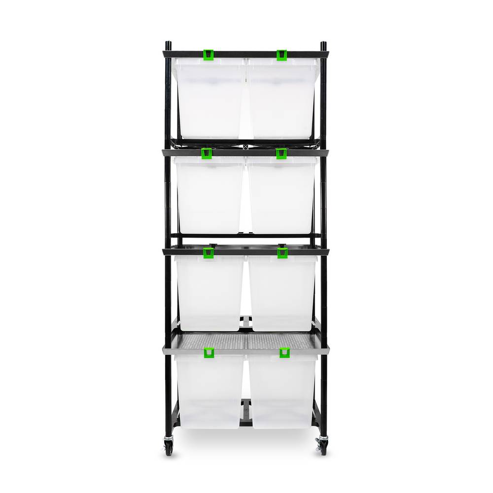 Vision Rodent Versa Rack Double Wide V-35-3X 4 Sections Front View