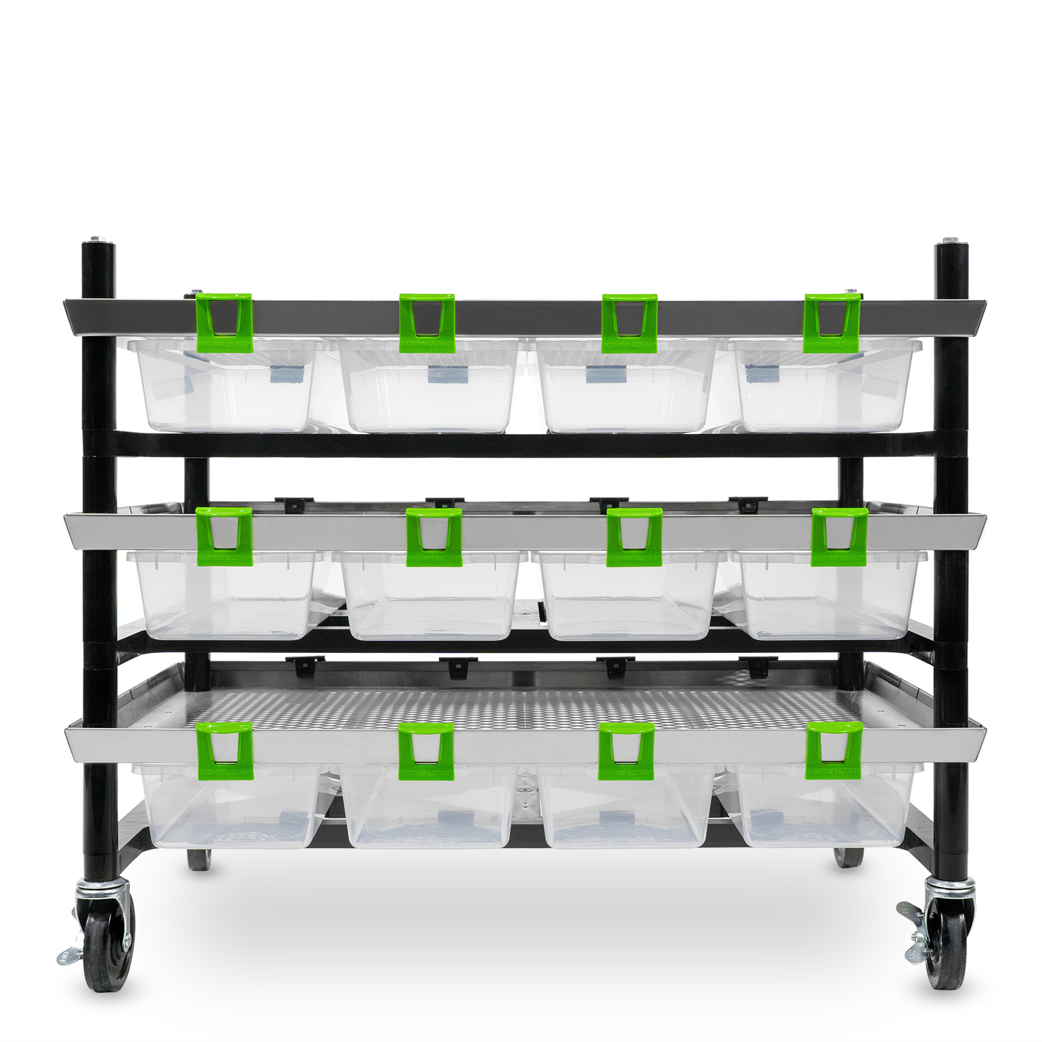 Vision Rodent Versa Rack Double Wide V-20-S 1 Sections Front View