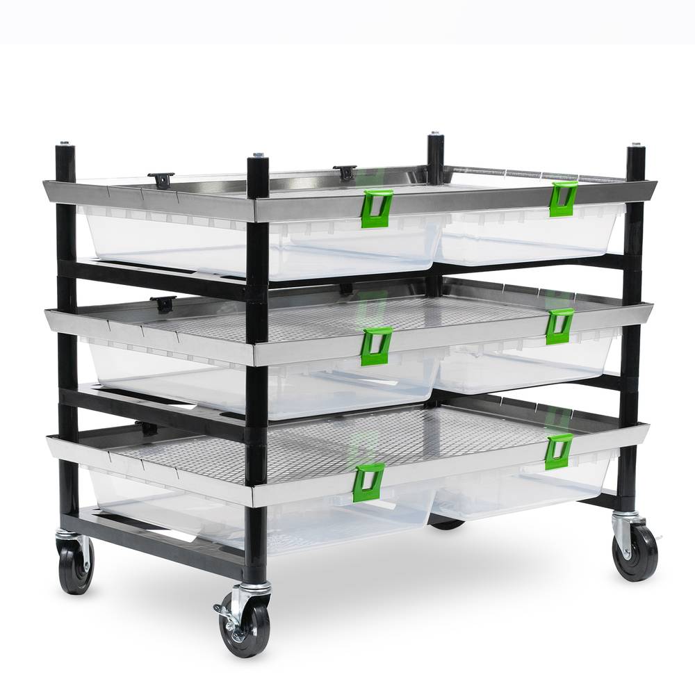 Vision Rodent Versa Rack Double Wide V-35-S 1 Section Angle View