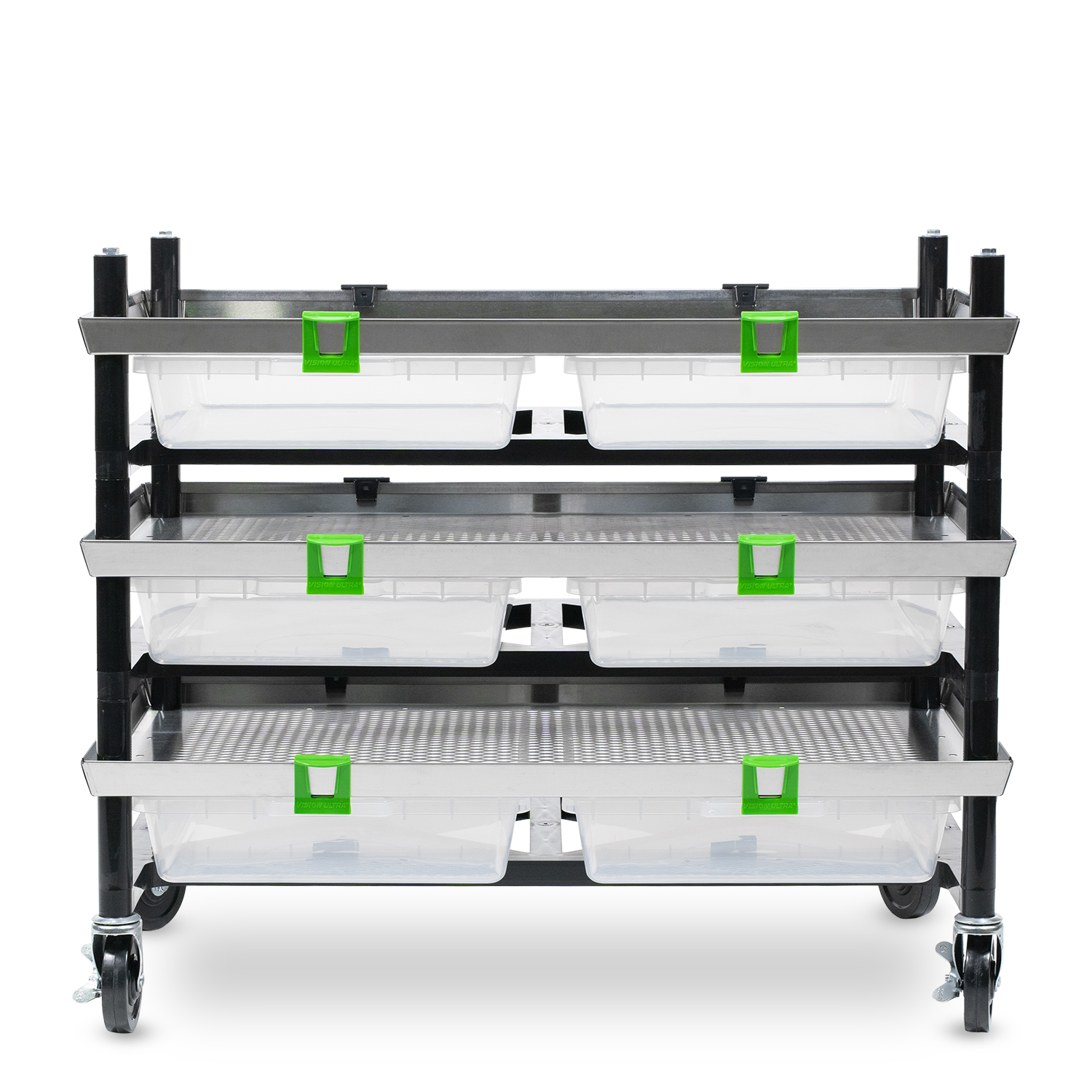 Vision Rodent Versa Rack Double Wide V-35-S 1 Sections Front View