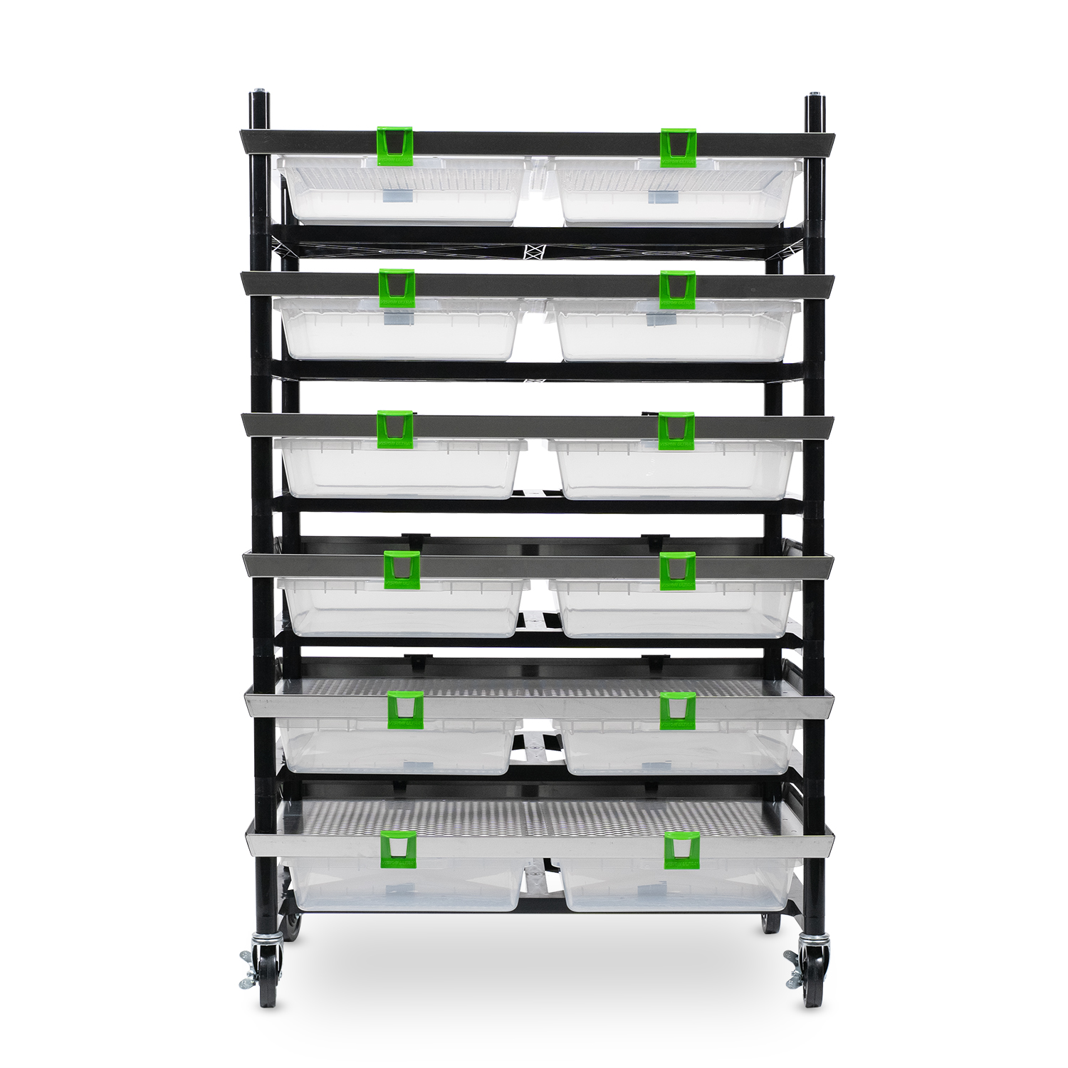 Vision Rodent Versa Rack Double Wide V-35-S 2 Sections Front View