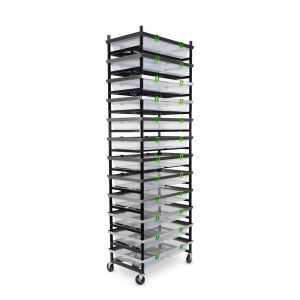 Vision Rodent Versa Rack Double Wide V-35-S 4 Sections Angle View