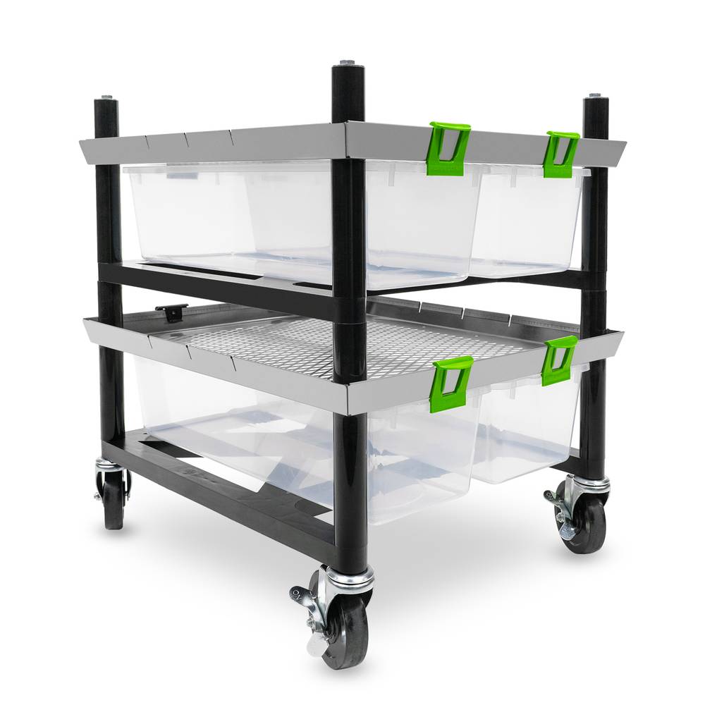Vision Rodent Versa Rack Single Wide V-20 1 Sections Angle View