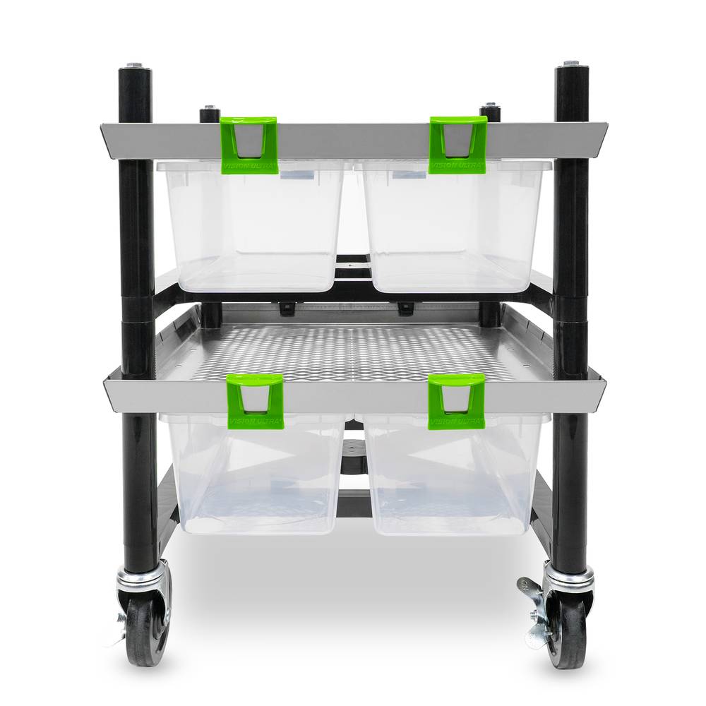 Vision Rodent Versa Rack Single Wide V-20 1 Sections Front View