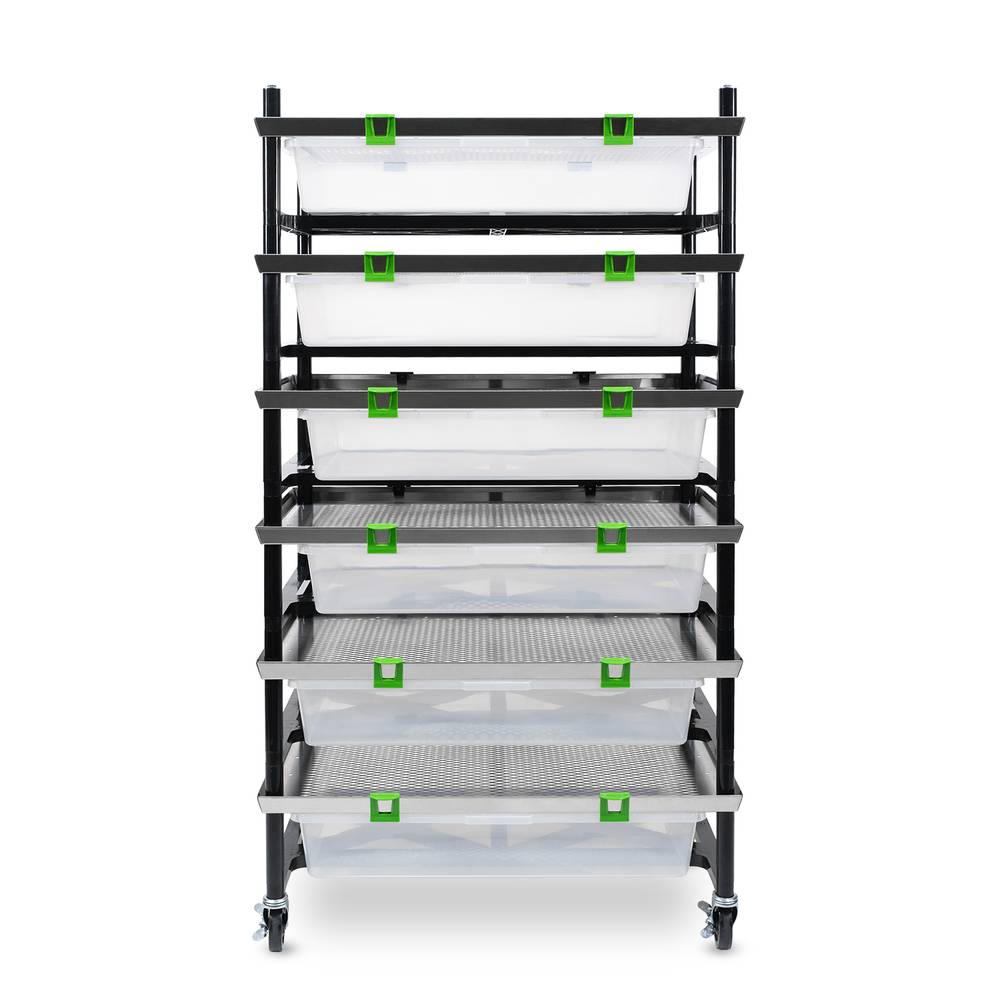 Vision Rodent Versa Rack Double Wide V-75 3 Sections Front View