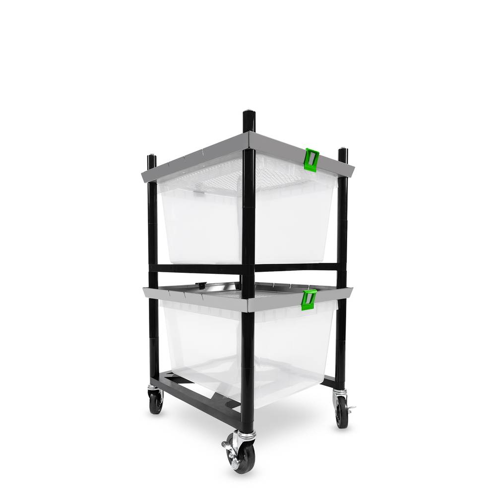Vision Rodent Versa-Rack Single Wide - V-35-2X Tubs - Image 2