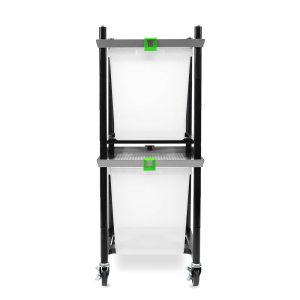 Vision Rodent Versa Rack Single Wide V-35-3X 2 Sections Front View