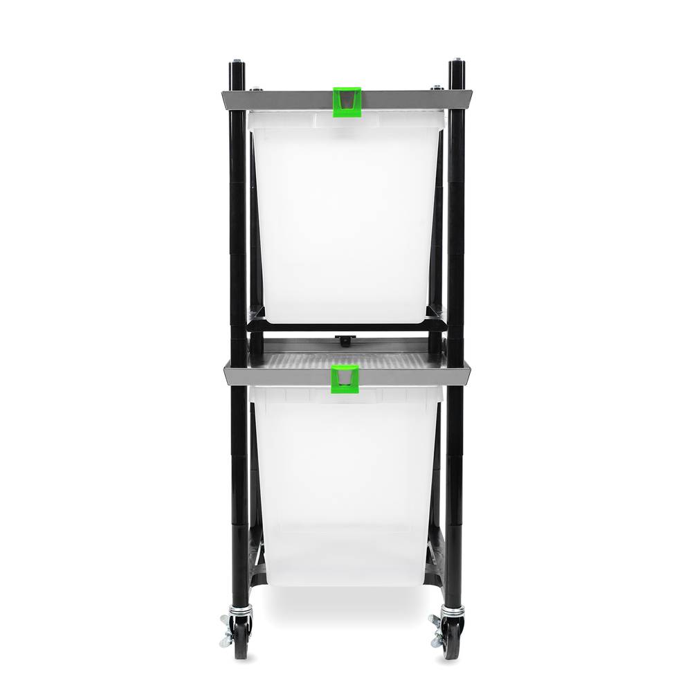 Vision Rodent Versa Rack Single Wide V-35-3X 2 Sections Front View