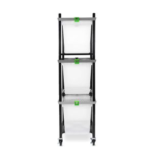 Vision Rodent Versa Rack Single Wide V-35-3X 3 Sections Front View