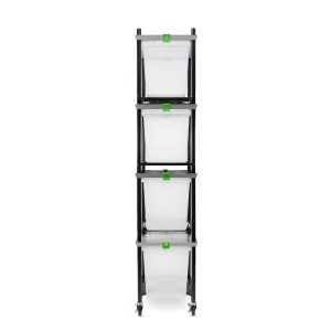 Vision Rodent Versa Rack Single Wide V-35-3X 4 Sections Front View