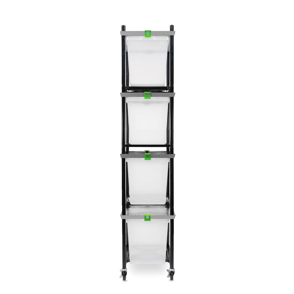 Vision Rodent Versa Rack Single Wide V-35-3X 4 Sections Front View